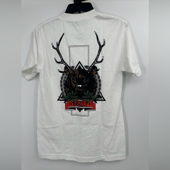 Grizzly Grip tape Graphic Tee Men's Small - Picture 1 of 5